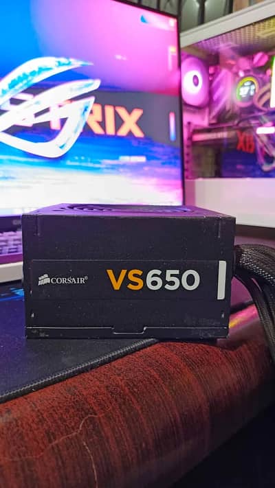 Corsair Vs650 watt power supply 80plus two 8pins connector for gpu