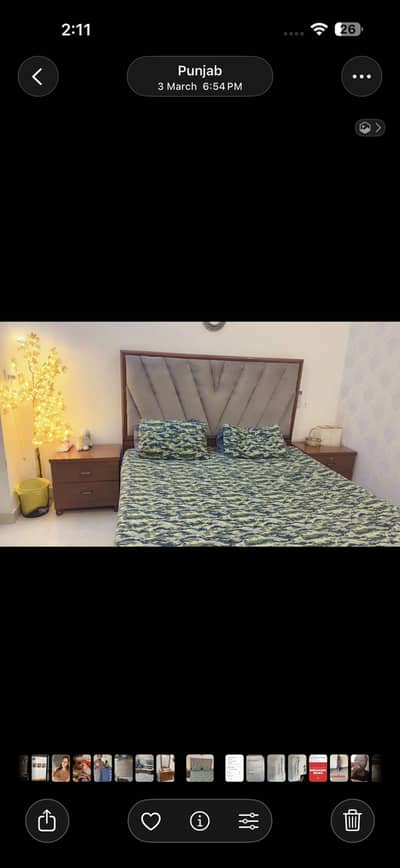 New style grey velvet poshes bed set