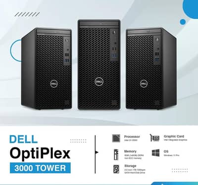 Dell Optiplex 3000 Tower i3 & i5 12th Generation.