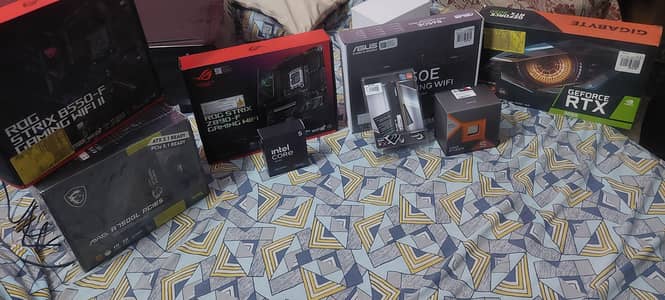 intel 250k plus, Amd 7600x3d, asus rog strix, z890 f, asus b650 max
