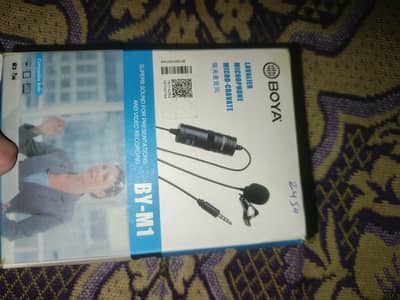 Boya BY-M1 Original Lavalier Collar Mic for YouTube, Vlogs & Mobile R
