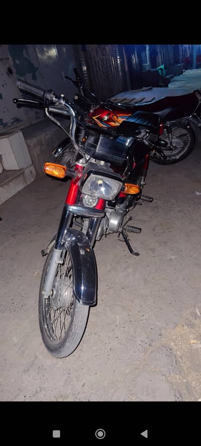 honda CD 70 5000km drive new bike number ni laga