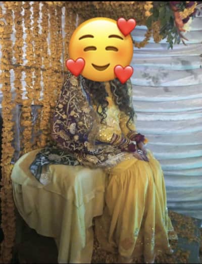 mehndi dress shirt with full flaire farshi sharara