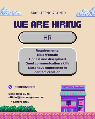 Evoke Systems is hiring HR for summer internship program!!
