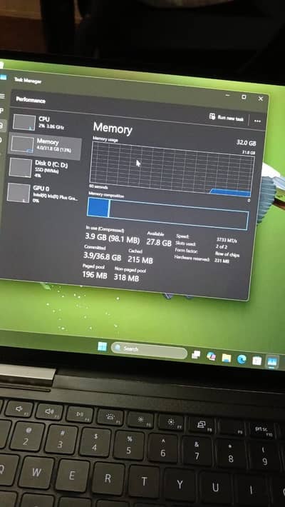 Dell XPS 13in 2k Display Touch 32gb RAM 512ssd