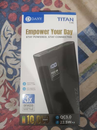 Dany Brand New boxpack powerbank 10000 mah battery