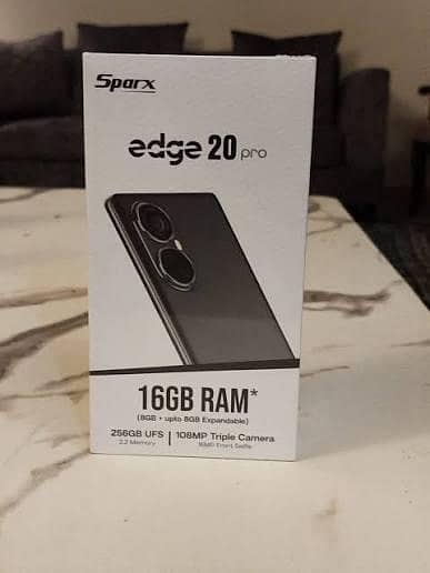 mobile phone urgent sell sparx edge 20 pro 16/256