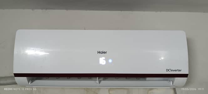Urgently SALE, Haier 1 ton DC inverter split Ac under 8 years warranty