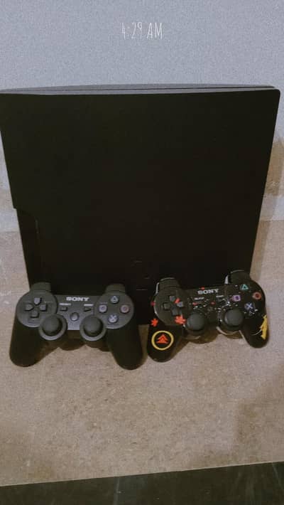 PlayStation 3 With Controllers