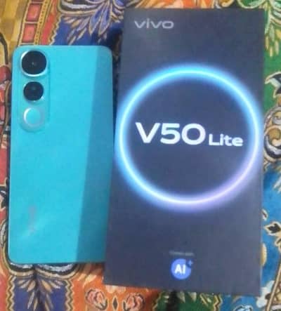 Vivo v50 lite 16+256Belkol new Hy . 03345424022    6 Month warranty hy