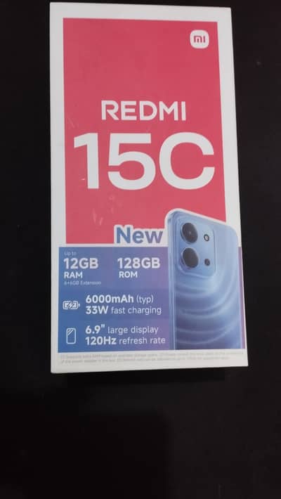 Xiaomi Redmi 15C 6GB/128GB With Box Charger