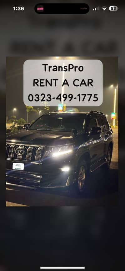RENT A CAR -with driver & without driver-Any car you need is available
