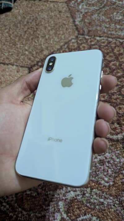 Iphone X PTA Approved White 10/10 condition 256GB 100% health