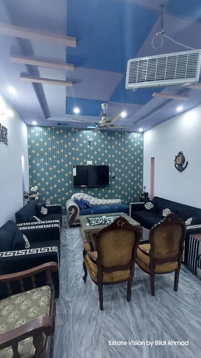 0321 86 10 688 Beautiful 8 Marla Ground floor portion suigas available for rent in 208 chak road Gated societies