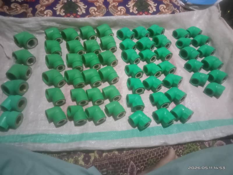 گھر کی پلمبنگ کا مکمل میٹریل (فٹنگز اور والز) - بالکل نیا 4
