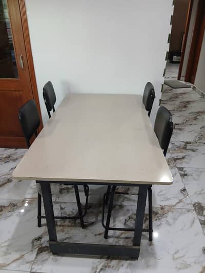 Dining table with 4 chairs