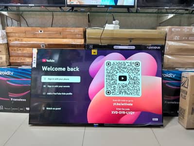 SMART LED TV FRAMELESS CHAT GPT AI VOICE CONTROL  32" 43" 55" 65" 75"