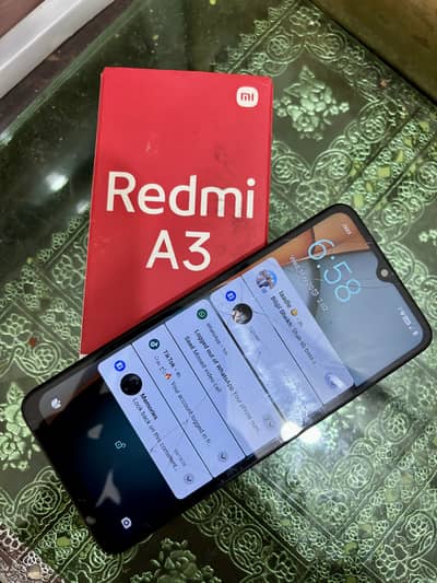 Redmi A3 4 128 offical dual sim pta approved condition 10by9