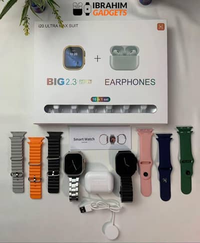 smart watch and airpods