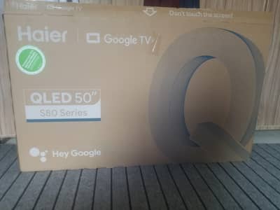 HAIER 50 INCH SMART & 4K QLED GOOGLE TV