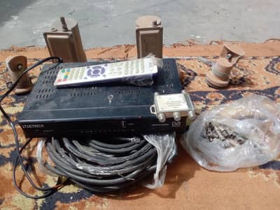2 dish antennas