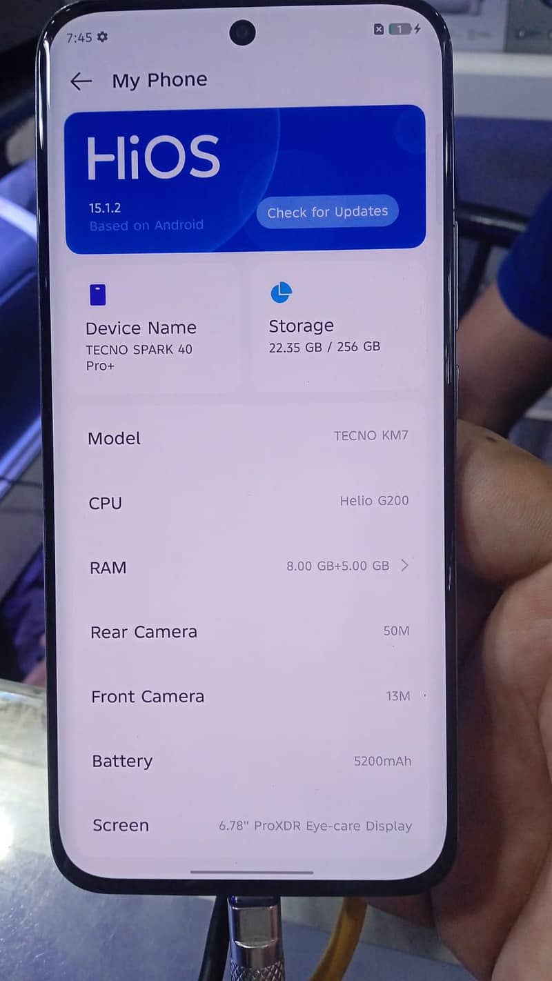 Techno Spark 40 Pro Plus 2