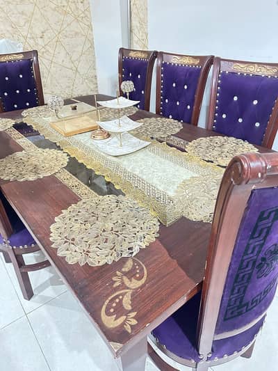 Family Size 8 Chair Dining Set