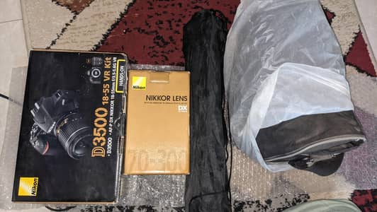Nikon d3500 and accessories