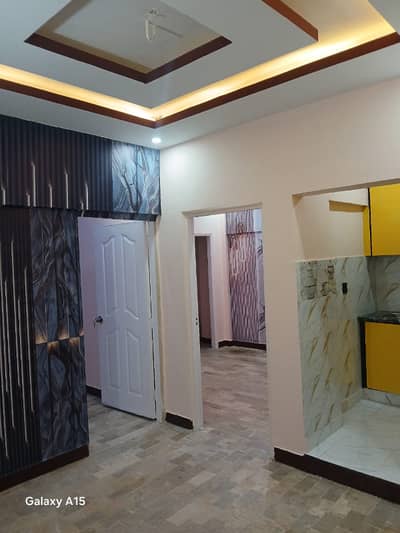 Flat for Rent. New Renovated Flat 2bed lounge, Near Johar-Mor karachi