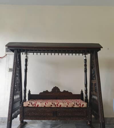 wooden chinioti swing jhula