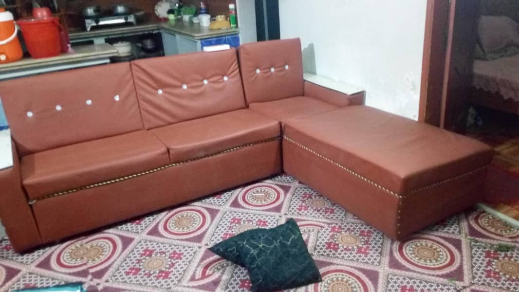 L shaped sofa 0