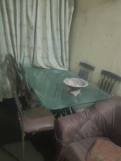 Dining  Table  with six  Chair