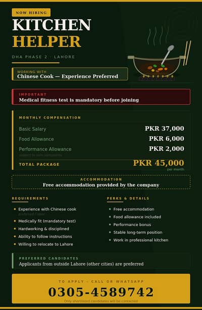 Chinese Cook Helper