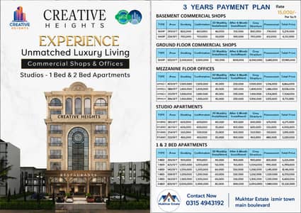 1 Bed Luxuryampartment for sale