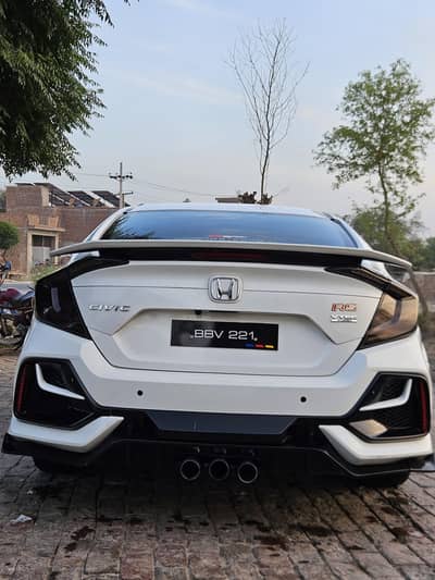 Civic x back bumper  Type R v 2