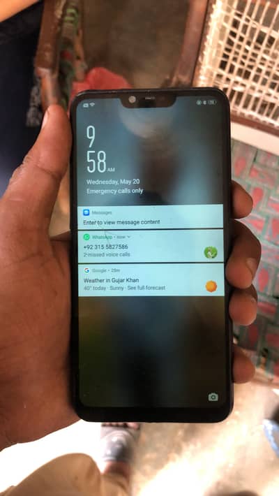 Oppo a3 s 4g 2 gb 16 gb  pta approved
