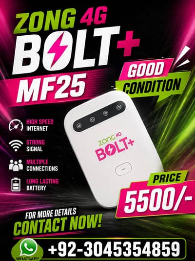 ZONG 4G BOLT+ (MF25) 