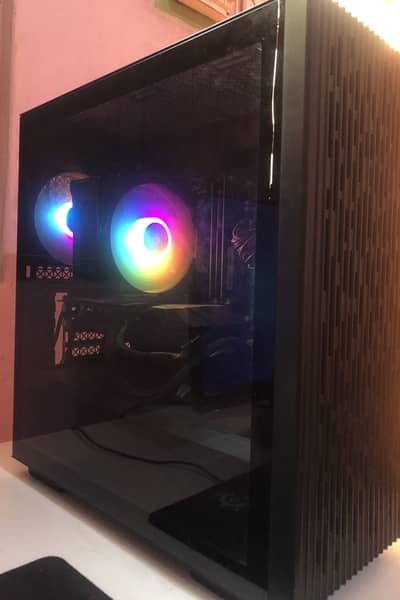 Gaming pc with monitor
