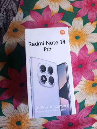 Redmi note 14 pro sealed official warranty pta approved