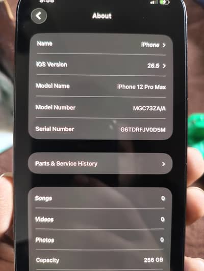 12 Pro Max Dual physical 256 GB with box 03030115394