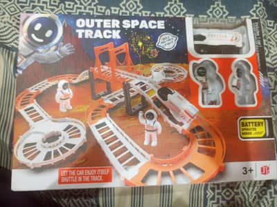 outer space track car