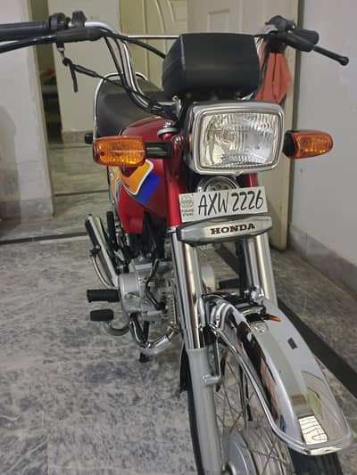 HONDA CD 70 2025 model new condition 10/10