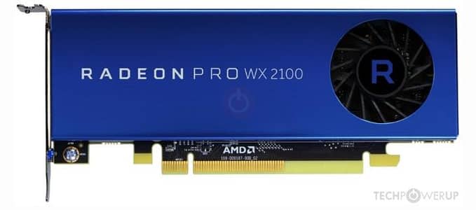 amd radeon wx2100 pro 2gb gpu