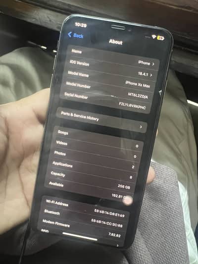 iPhone xsmax 256gb eSIM working