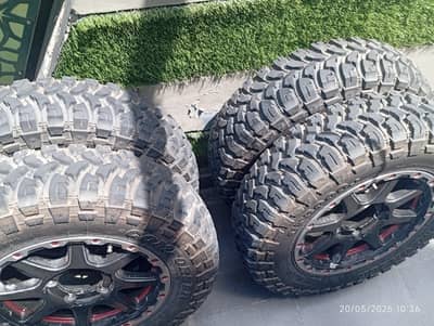 185/85R16 Tyres and Rim Hardly used