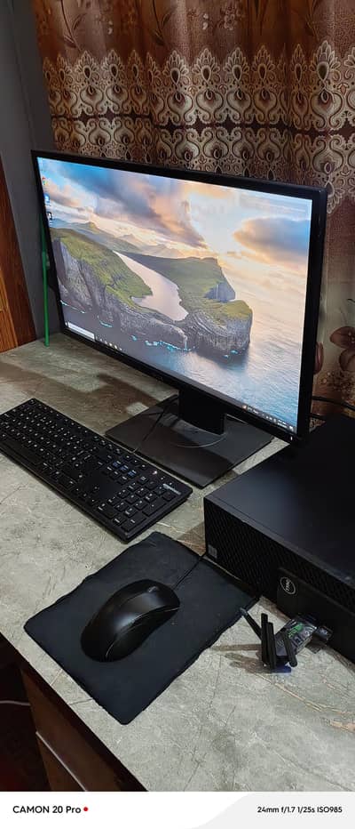 cpu lcd chair table complete setup