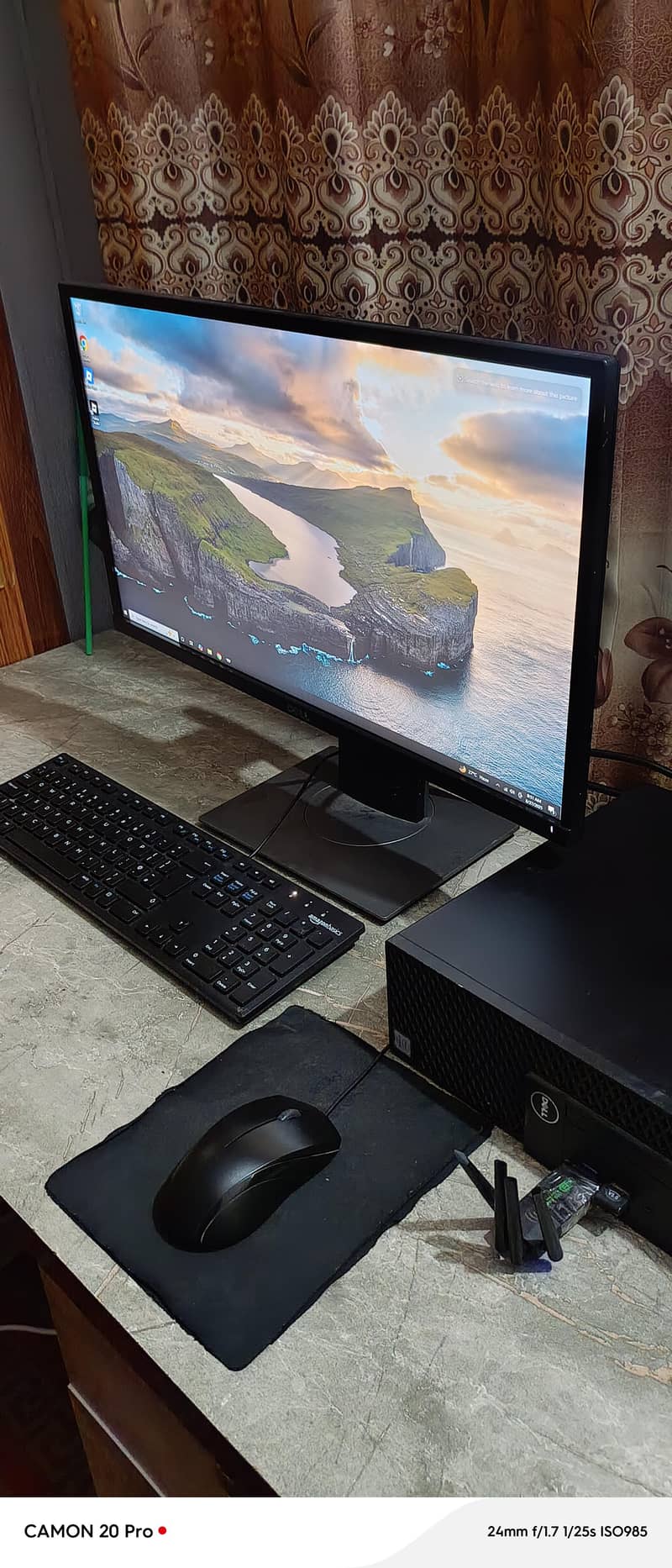 cpu lcd chair table complete setup 0