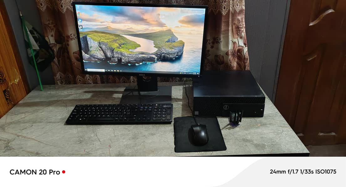 cpu lcd chair table complete setup 2