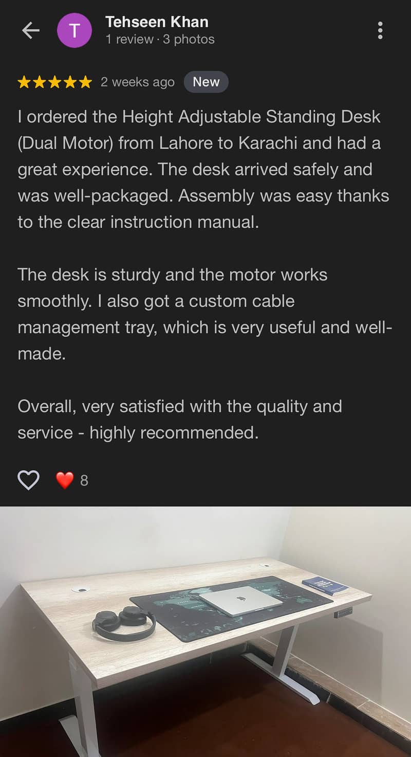 Height adjustable table/ standing desk 14