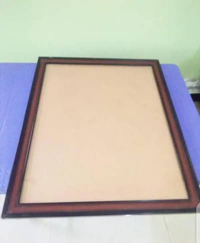 new wooden frame